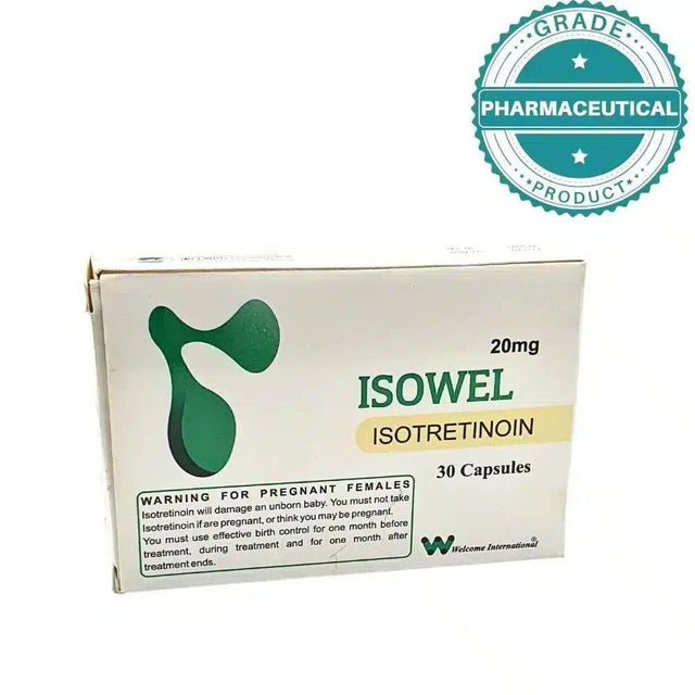 ISOWEL CAPSULE (ISOTRETINOIN) 20mg PACK OF 30 CAPSULES