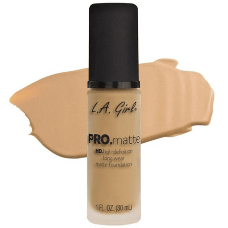 L.A GIRL PRO MATTE HD LONG WEAR MATTE FOUNDATION 30ml SOFT BEIGE