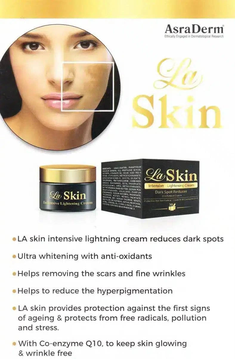 LA SKIN INTENSIVE LIGHTENING CREAM - dermatologists.pk