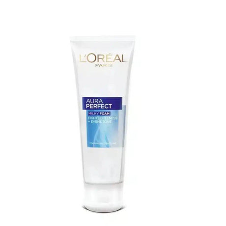 L'OREAL AURA WHITE PERFECT FACE WASH 100ml - dermatologists.pk