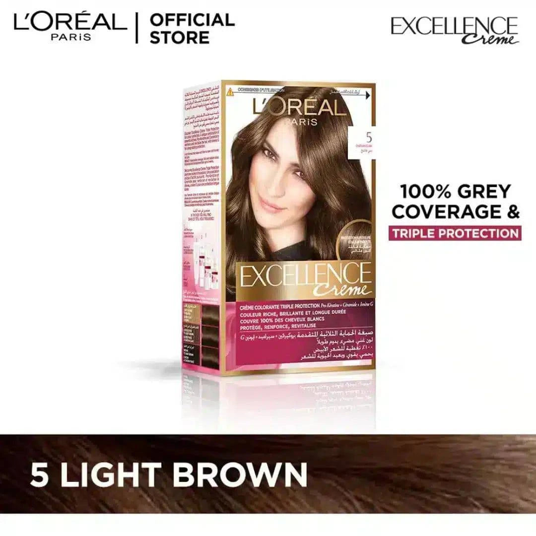 L'OREAL PARIS 5 BROWN