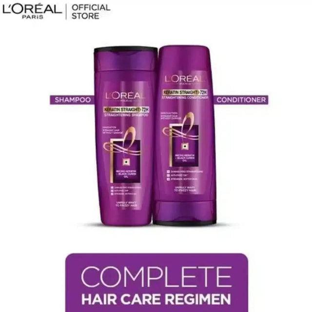 L'OREAL KERATIN STRAIGHT SHAMPOO 175ml