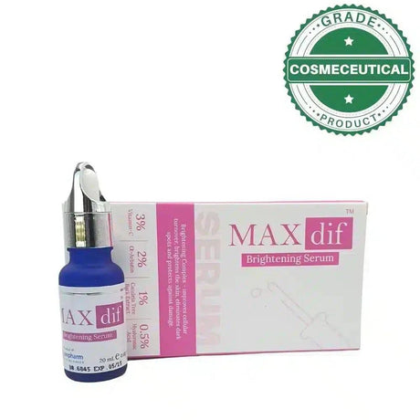 MAXDIF BRIGHTENING SERUM (BRIGHTENING COMPLEX, IMPROVES CELLULAR, ELIMINATES DARK SPOT) 20ml - dermatologists.pk