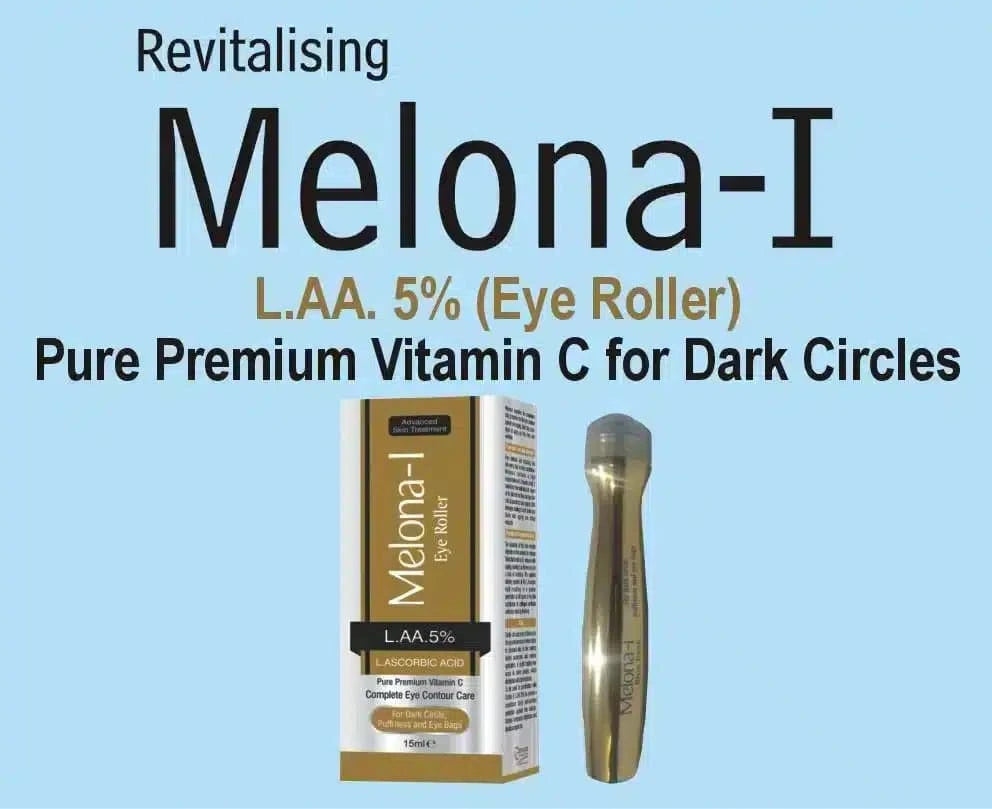 MELONA-I EYE ROLLER SERUM FOR DARK CIRCLE, PUFFINESS AND EYE BAGS 15ml - dermatologists.pk