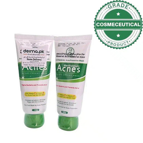 MENTHOLATUM ACNES CREAMY FACE WASH 50g - dermatologists.pk