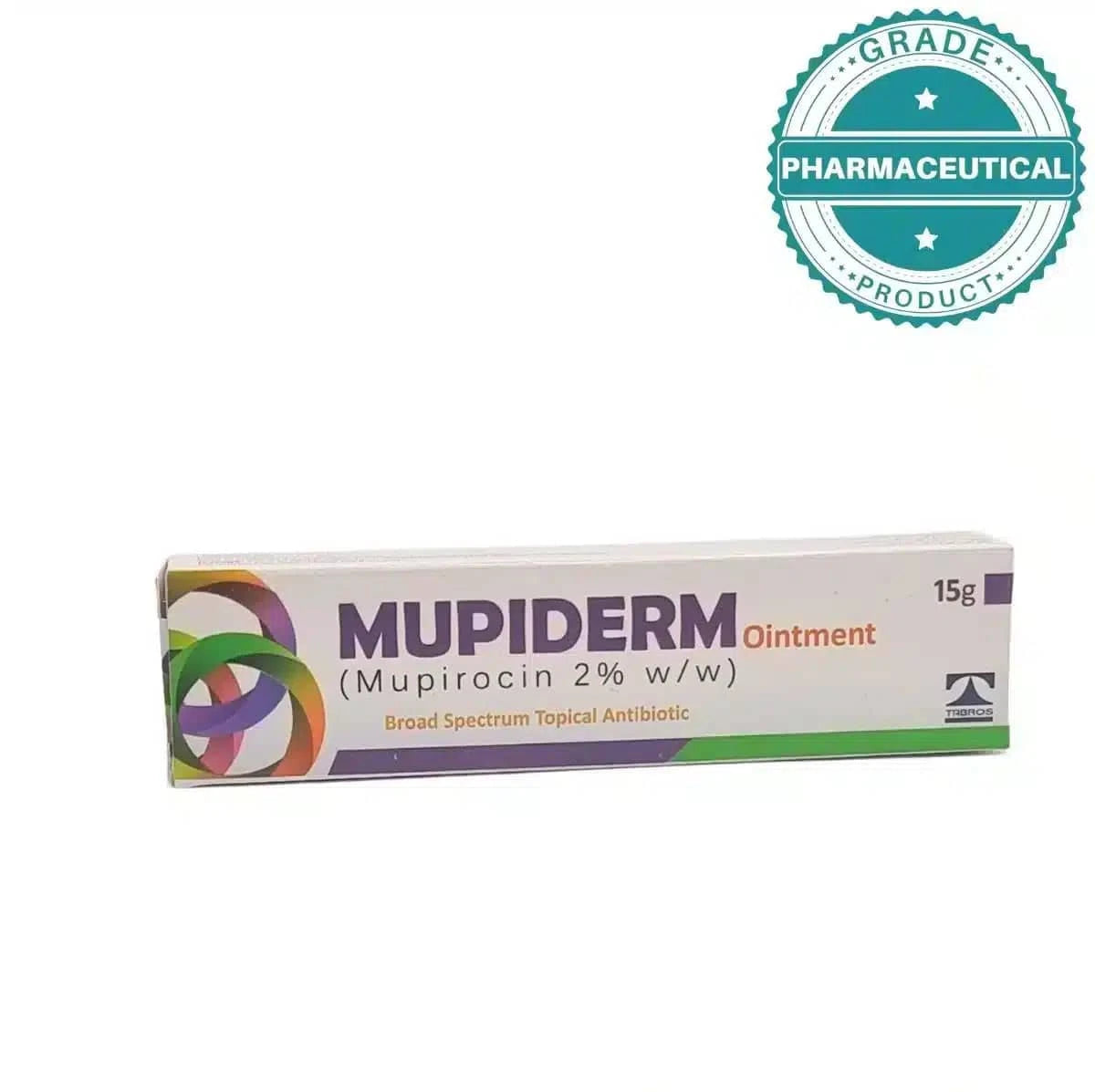 MUPIDERM OINTMENT (MUPIROCIN 2% W/W) 15gm - dermatologists.pk