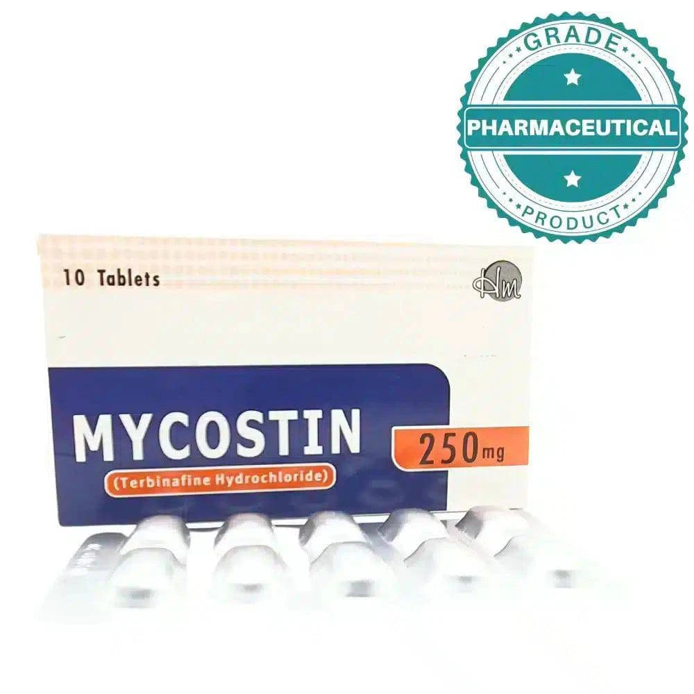 MYCOSTIN TABETS 250mg | PACK OF 10 TABLETS - dermatologists.pk