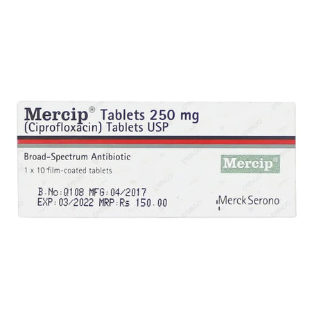 Mercip Tablets 250Mg