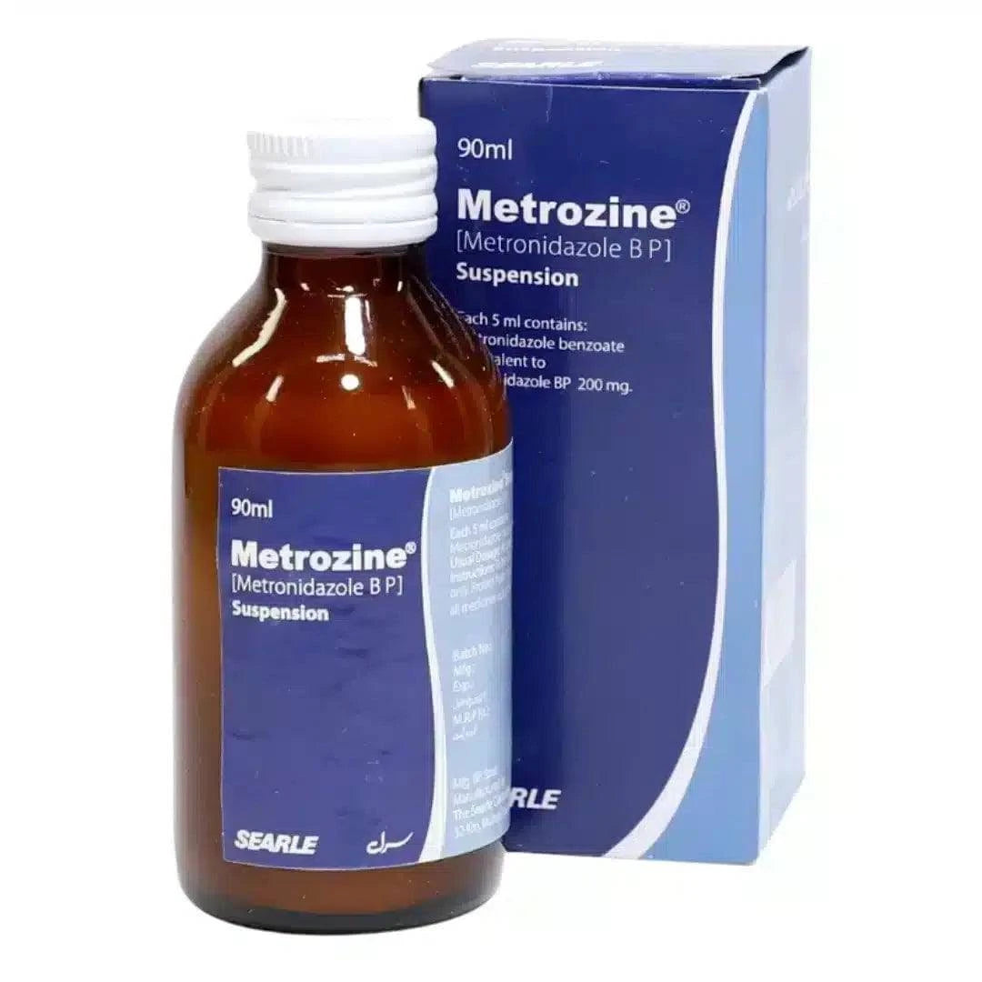 Metrozine 90Ml Suspension 200Mg