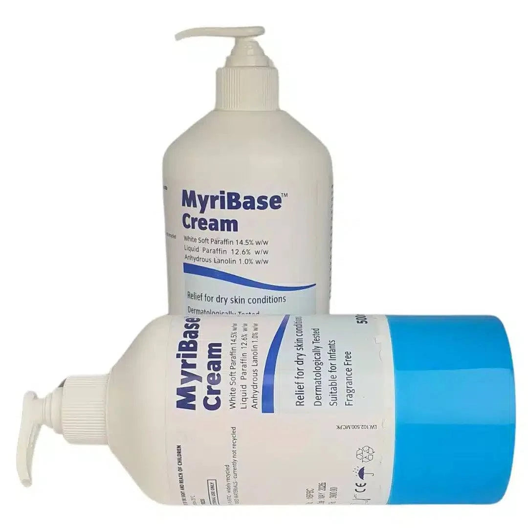 Myribase Cream 500ml Pump Bottle by Penlan Healthcare - Soothing Relief for Dry Skin Conditions|Dermatologists.pk - dermatologists.pk