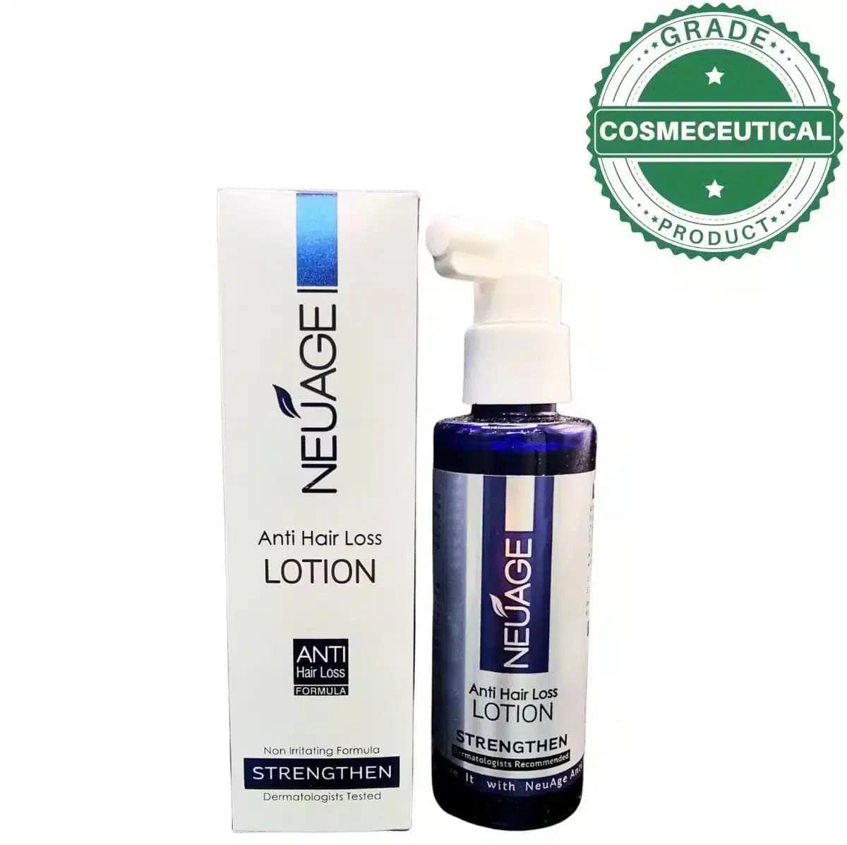 NEUAGE ANTI HAIR LOSS LOTION (STOP HAIR LOSS, RE GROW NEW HAIR) 120ml - dermatologists.pk