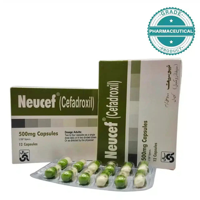 NEUCEF CAPSULE (CEFADROXIL) 500mg PACK OF 12 CAPSULES