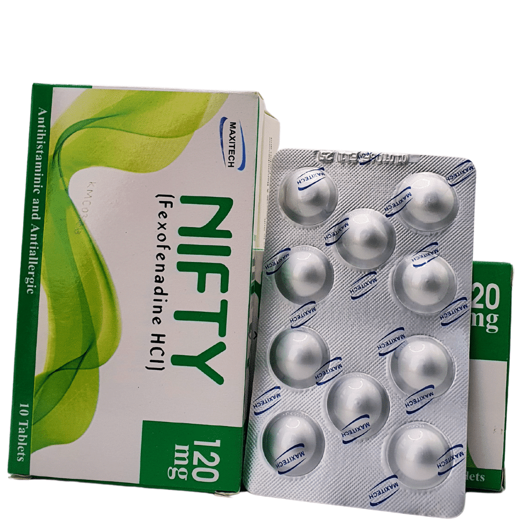 NIFTY tablet 120mgFEXOFENADINE (HCL) 120MG