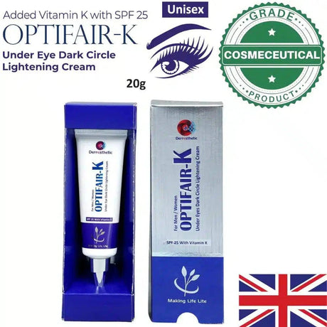 OPTIFAIR-K UNDER EYES DARK CIRCLE LIGHTENING CREAM FOR MEN WOMEN 20g