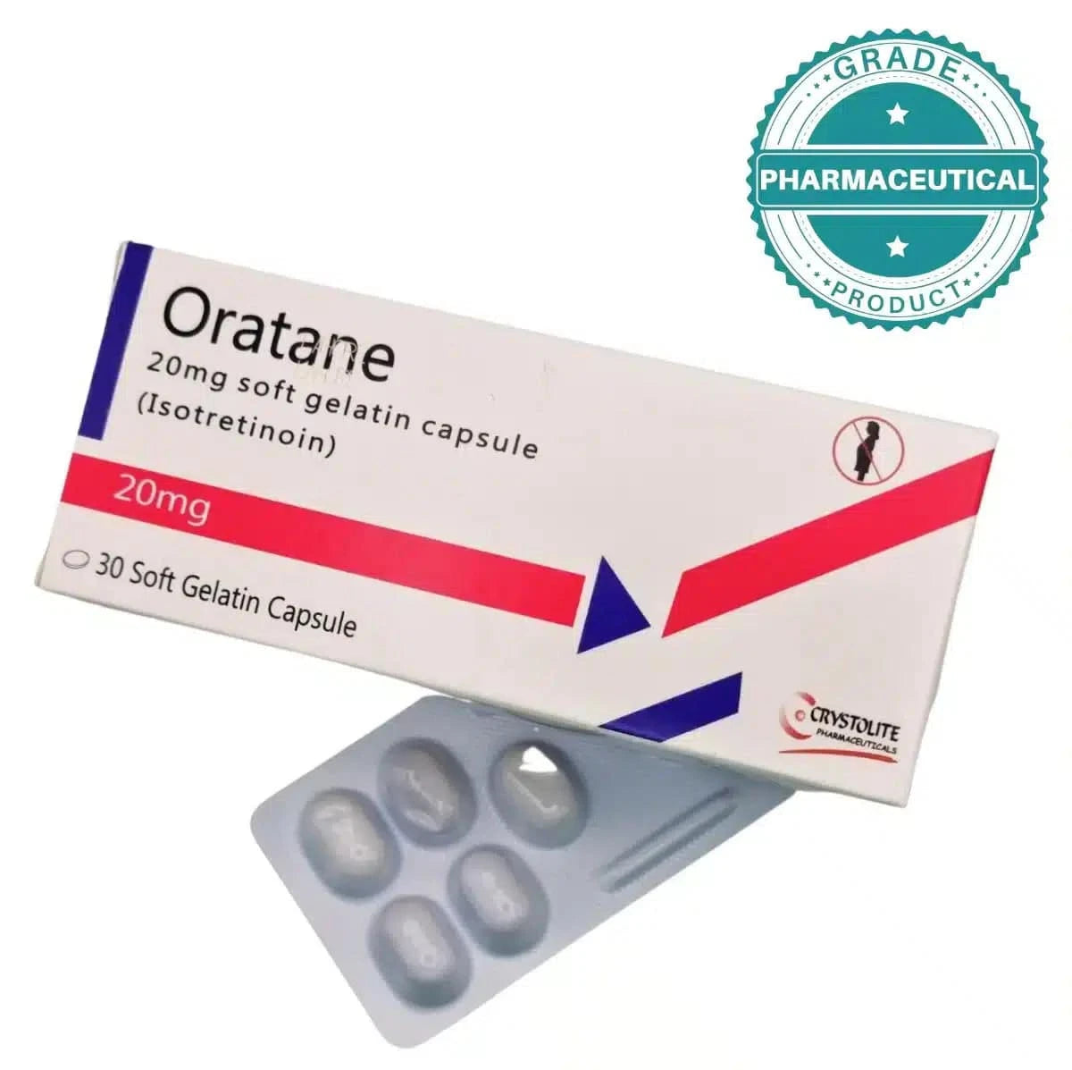 Oratane tablets (Isotretenoin 20mg) 