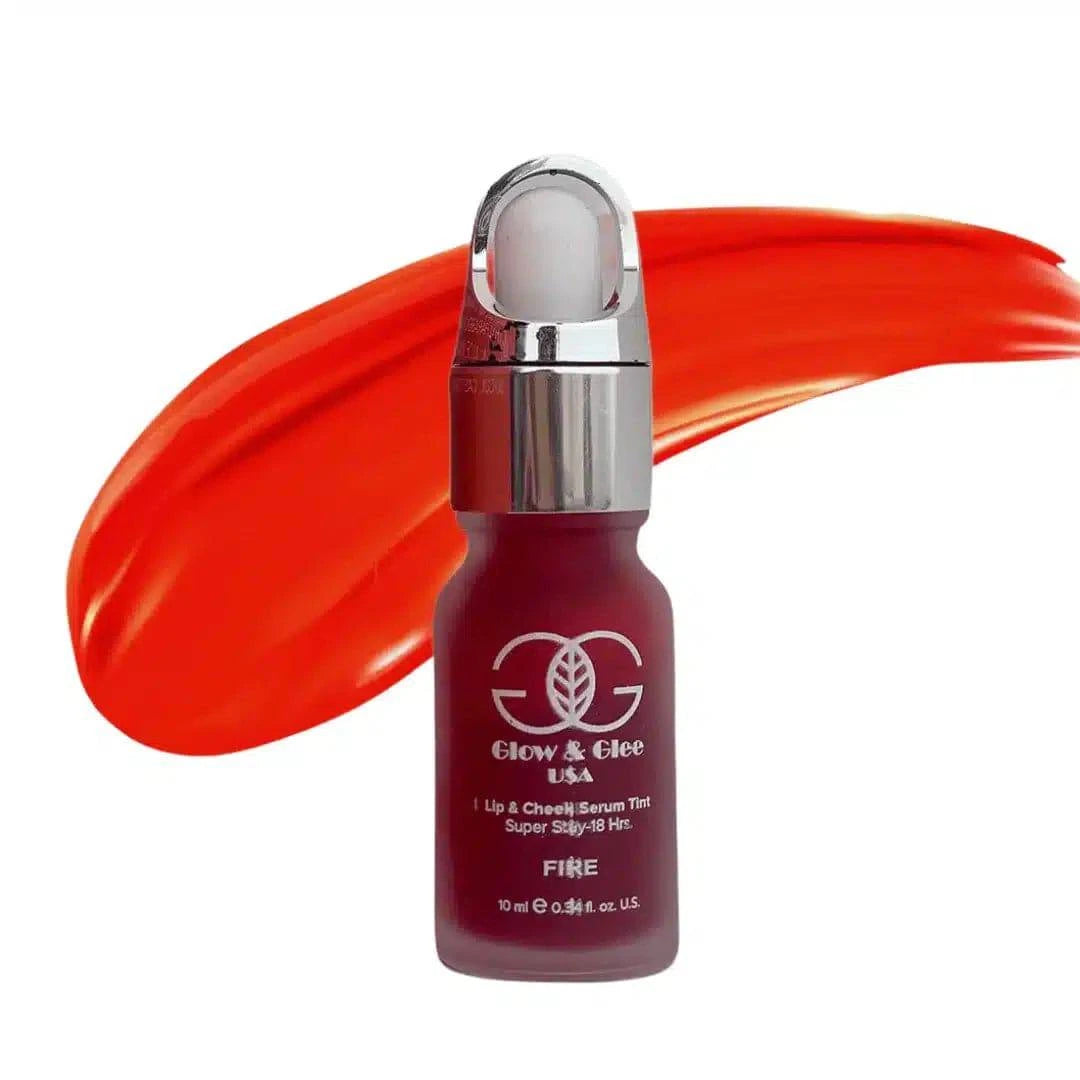 Glow & Glee Lip & Cheek Serum Tint Fire