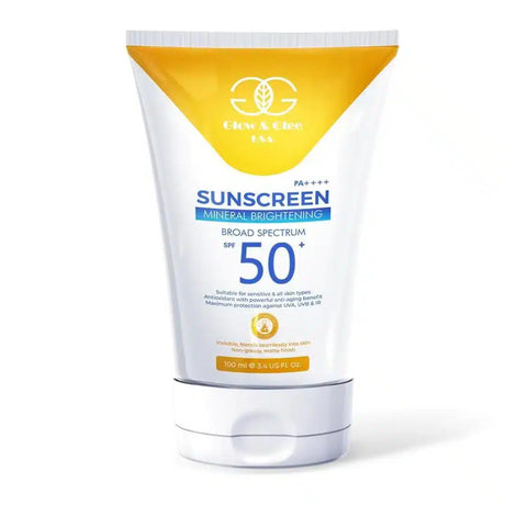 BRIGHTENING BROAD SPECTRUM SPF 50 SUNSCREEN BY GLOW & GLEE