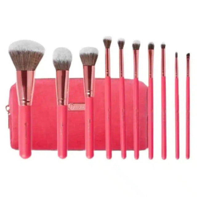 BOMBSHELL BEAUTY 10-PIECE BRUSH SET BY BH COSMETICS