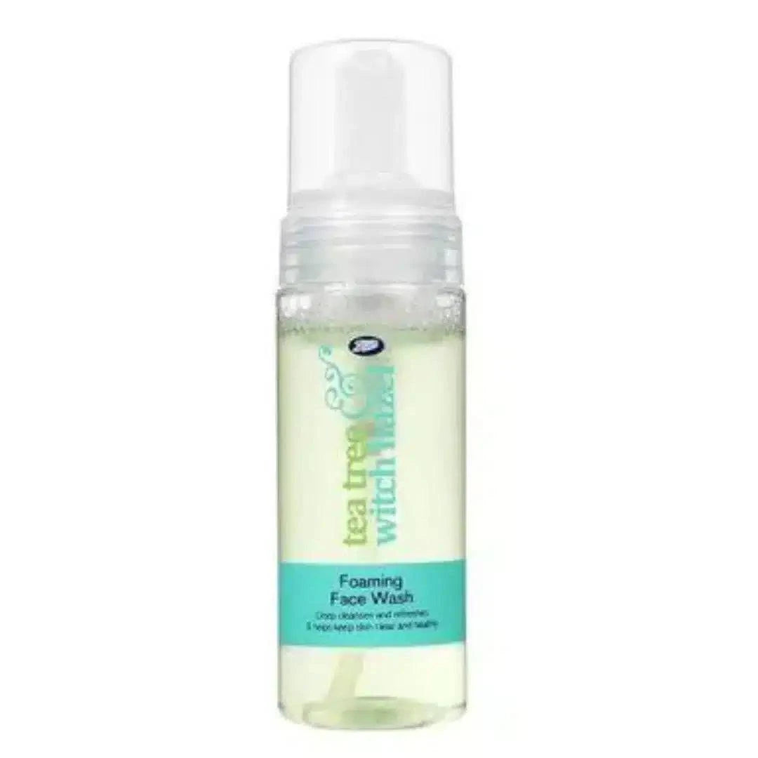 TEA TREE WITCH HAZEL FOAMING FACE WASH (150ML) BY BOOTS