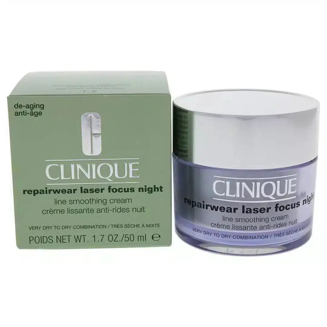 CLINIQUE 50ml REPAIRWEAR LASER FOCUS NIGHT LINE SMOOTHING CREAM