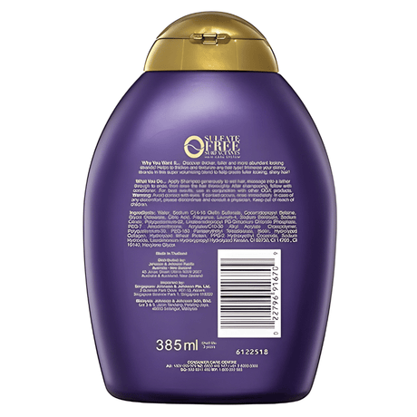 OGX THICK & FULL SHAMPOO WITH BIOTIN & COLLAGEN 385ml