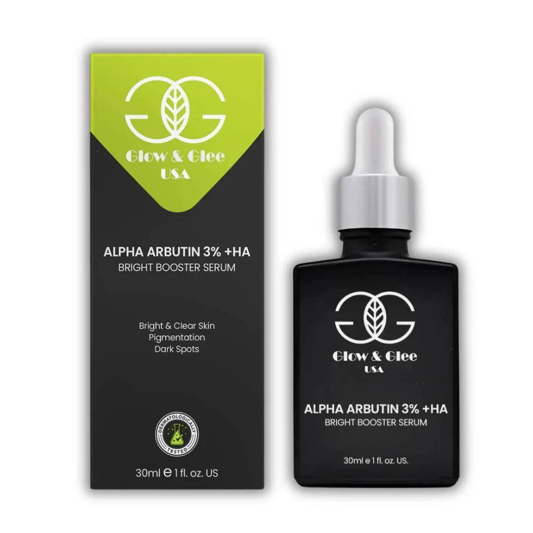 Glow & Glee Alpha Arbutin 3% + HA Brightening Serum 30ml