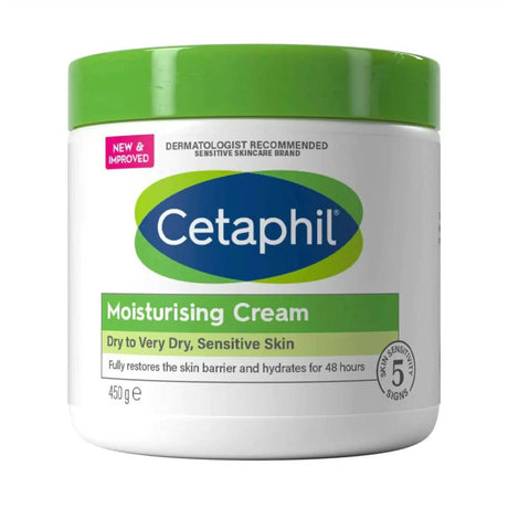 CETAPHIL MOISTURIZING CREAM FOR DRY AND SENSITIVE SKIN, FRAGRANCE -FREE, 85G - dermatologists.pk