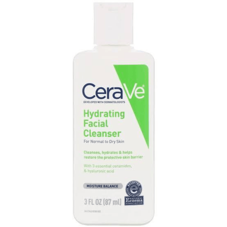 CERAVE MOISTURIZING FACIAL CLEANSER (Normal to Dry Skin) 87ml - dermatologists.pk