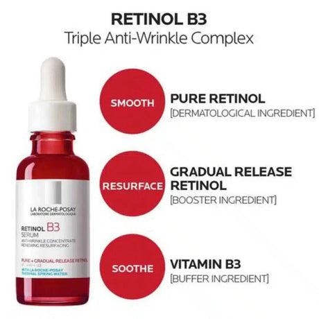 LA ROCHE POSAY RETINOL B3 SERUM 30ml - dermatologists.pk