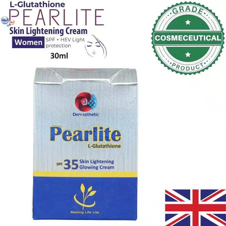 PEARLITE L-GLUTATHIONE SPF 35 SKIN LIGHTENING GLOWING CREAM - dermatologists.pk