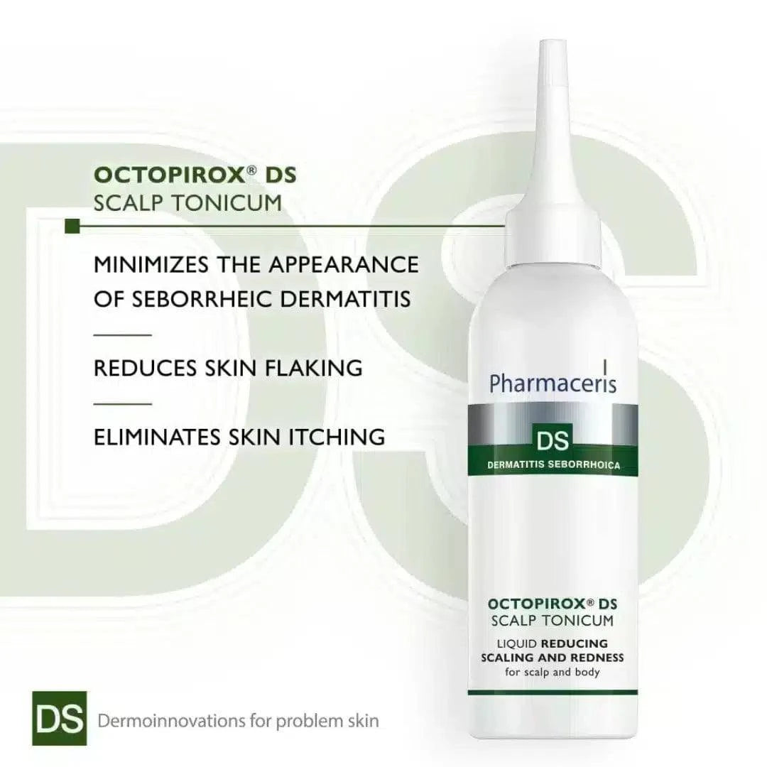 PHARMACERIS DS OCTOPIROX DS Scalp Tonic (100ml) - Imported from Poland - dermatologists.pk