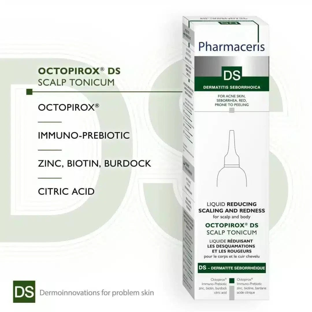 PHARMACERIS DS OCTOPIROX DS Scalp Tonic (100ml) - Imported from Poland - dermatologists.pk