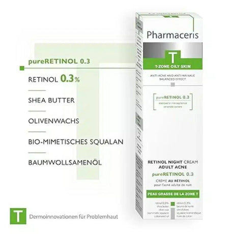 PHARMACERIS N Pure Retinol 0.3% Anti-Aging Night Cream (40ml) | For All Skin Types | Dermatologists.pk - dermatologists.pk