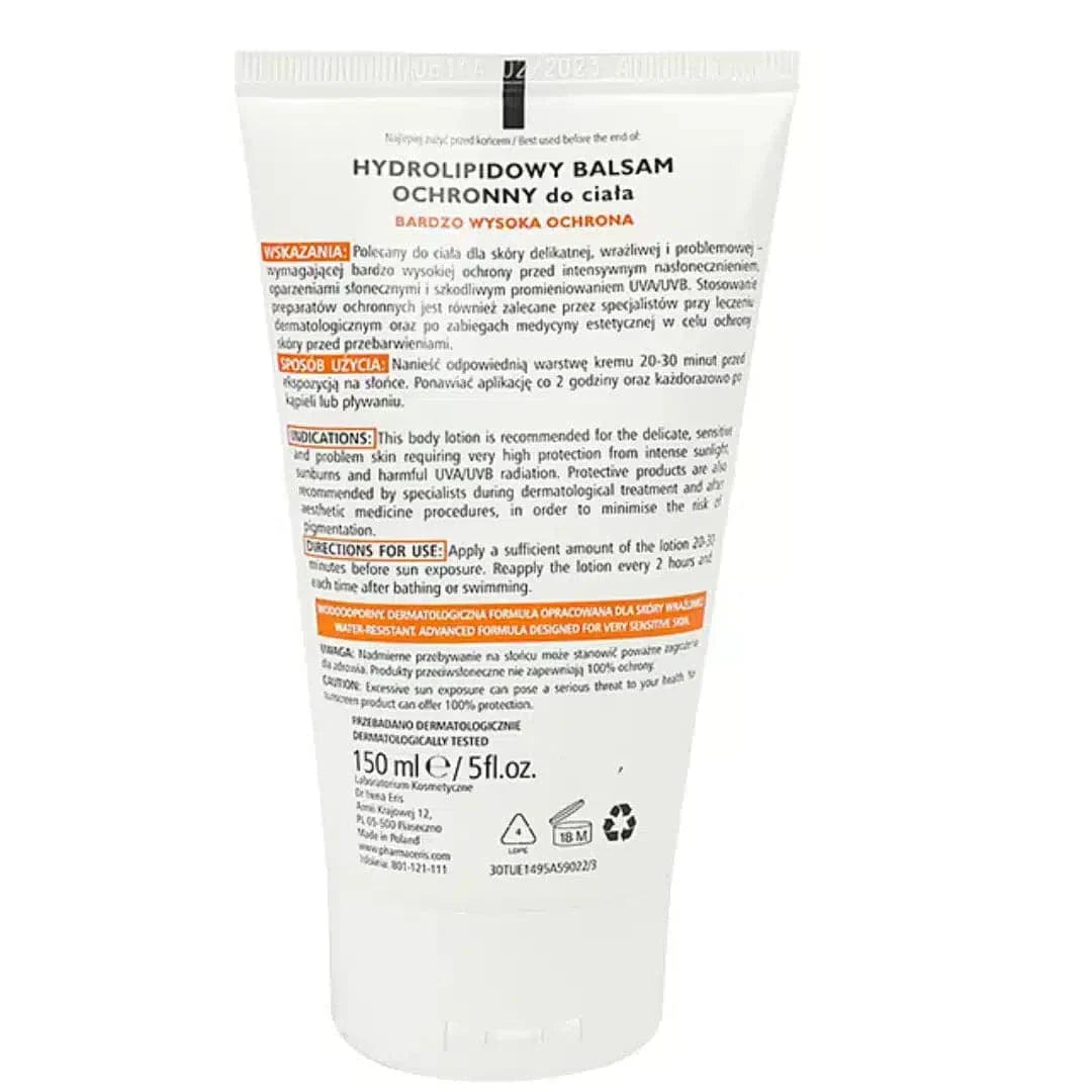 PHARMACERIS SPF 50+ HYDRO LIPID MOISTURIZING 150 ML