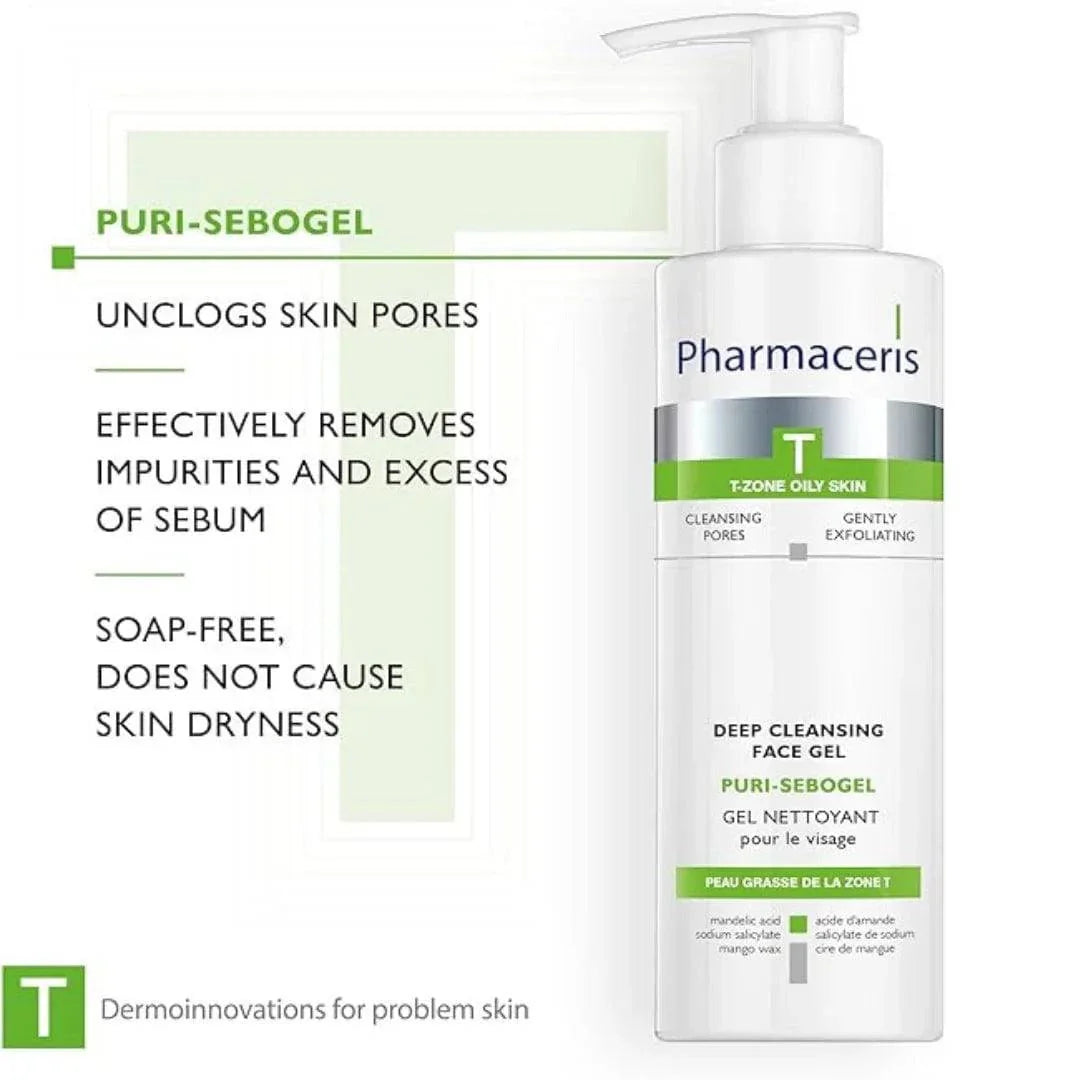 PPHARMACERIS T Puri-Sebogel Deep Cleansing Face Gel (200ml)