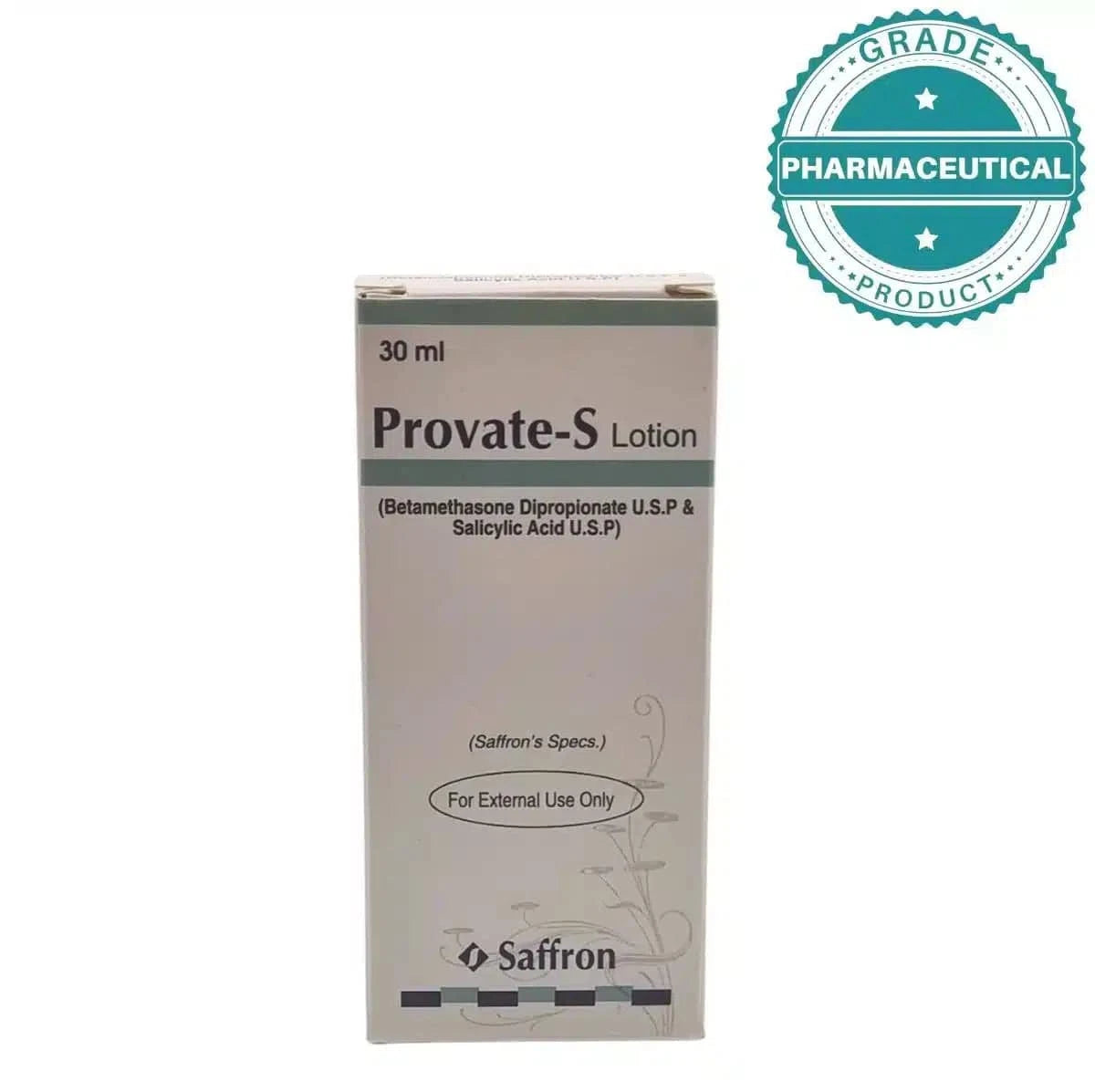 PROVATE-S LOTION (BETAMATHASONE DIPROPIONATE U.S.P AND SALICYLIC ACID U.S.P) 30ML - dermatologists.pk