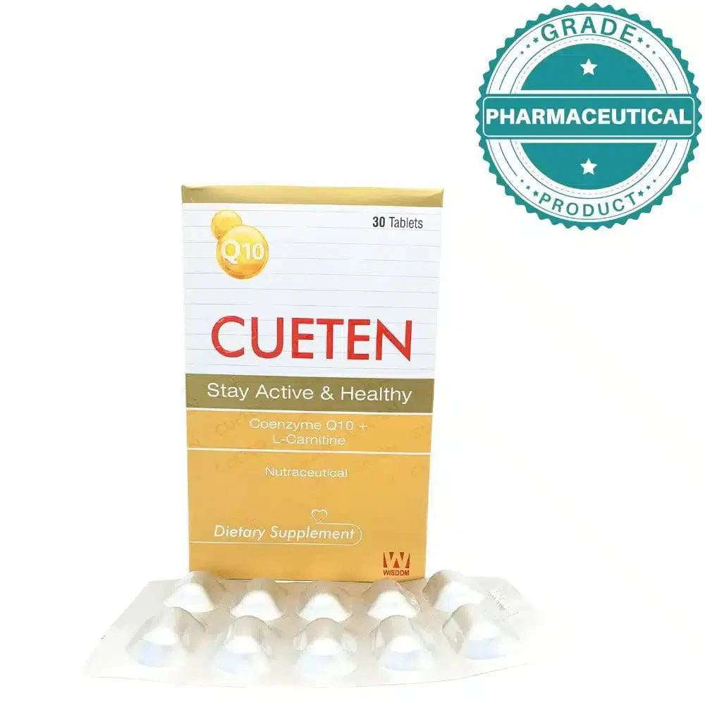 Q10 CUETEN STAY ACTIVE AND HEALTHY DIETARY SUPPLEMENT 30 TABLETS