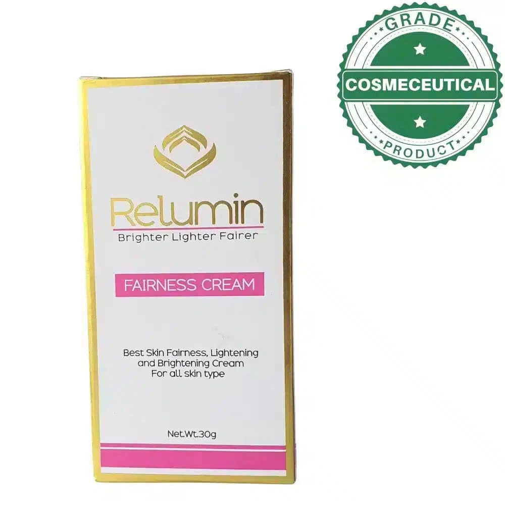 RELUMIN FAIRNESS CREAM | BRIGHTER, LIGHTER, FAIRER 30g - dermatologists.pk