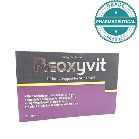 REOXYVIT SKIN HEALTH SUPPLEMENT 30 TABLETS - dermatologists.pk