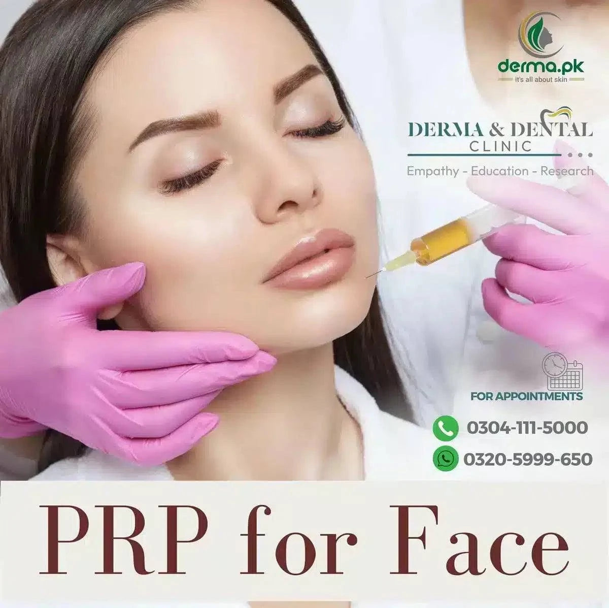 Revitalize Your Skin with Scientific PRP Therapy at Derma & Dental Clinic - dermatologists.pk