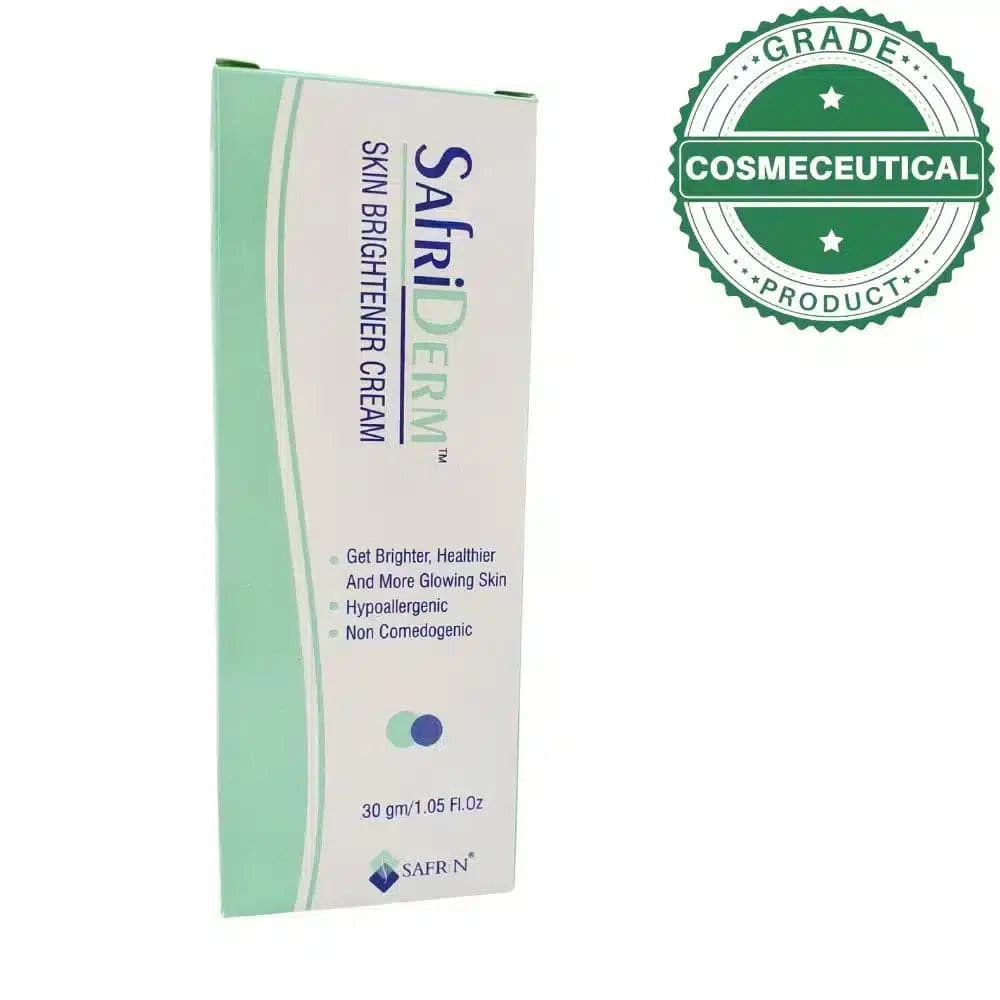 SAFRIDERM SKIN BRIGHTENING CREAM 30gm - dermatologists.pk