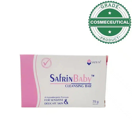 SAFRIN BABY CLEANSING BAR 75g - dermatologists.pk