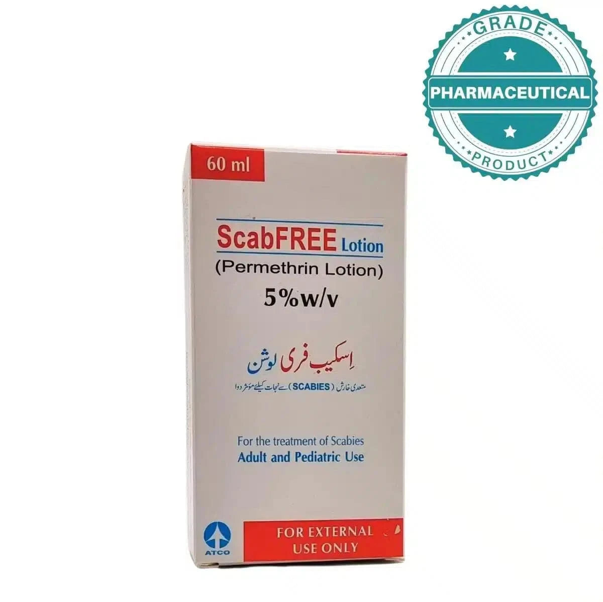 SCAB FREE LOTION (PERMETHRIN LOTION 5% W/V) 60ml - dermatologists.pk