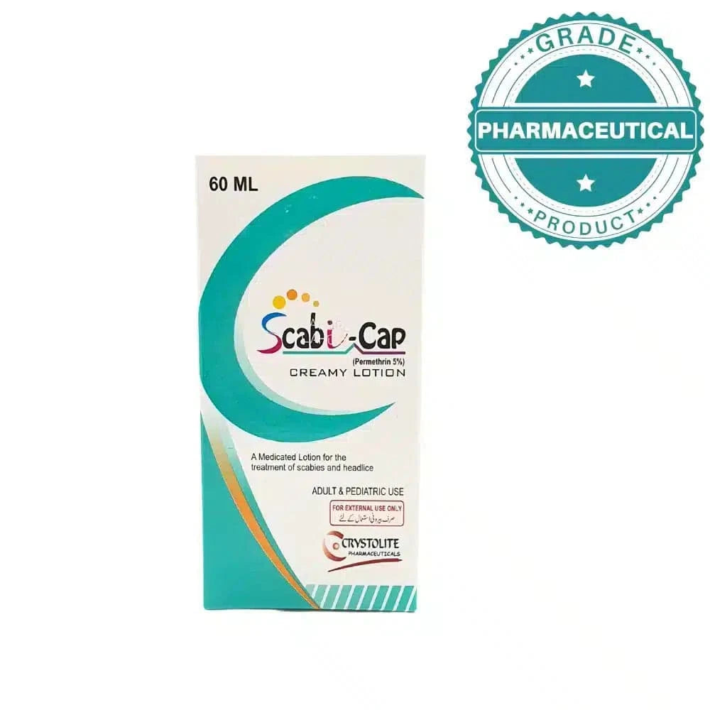 SCABI-CAP CREAMY LOTION 60ml - dermatologists.pk