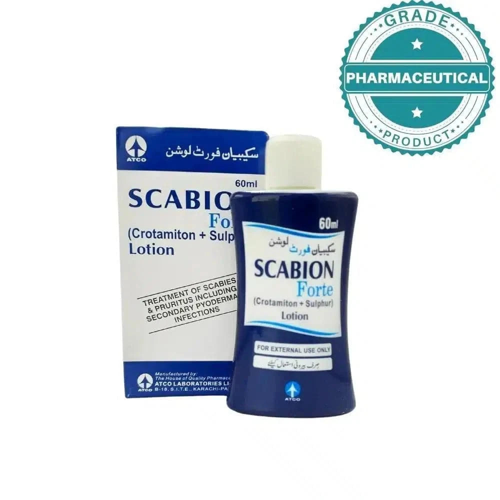 SCABION FORTE LOTION 60ml (CROTAMITON+SULPHURE)