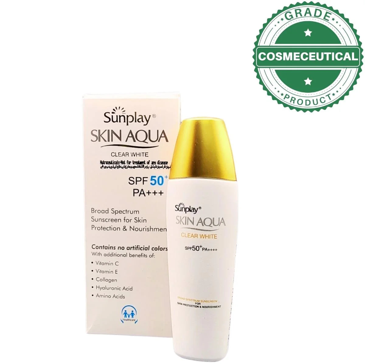 SKIN AQUA CLEAR WHITE SPF 50+ PA+++ BROAD SPECTRUM SUNSCREEN FOR SKIN