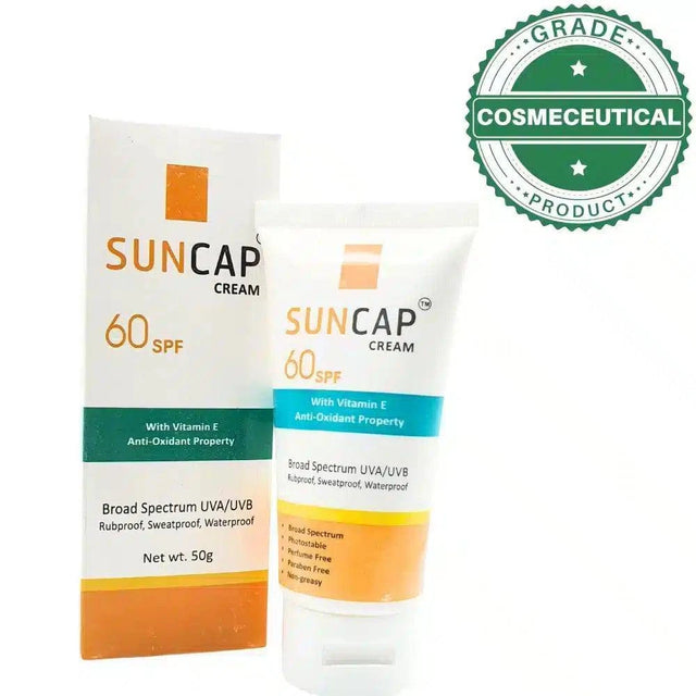 SUNCAP CREAM SPF 60 WITH VITAMIN E ANTI-OXIDANT PROPERTY 50g