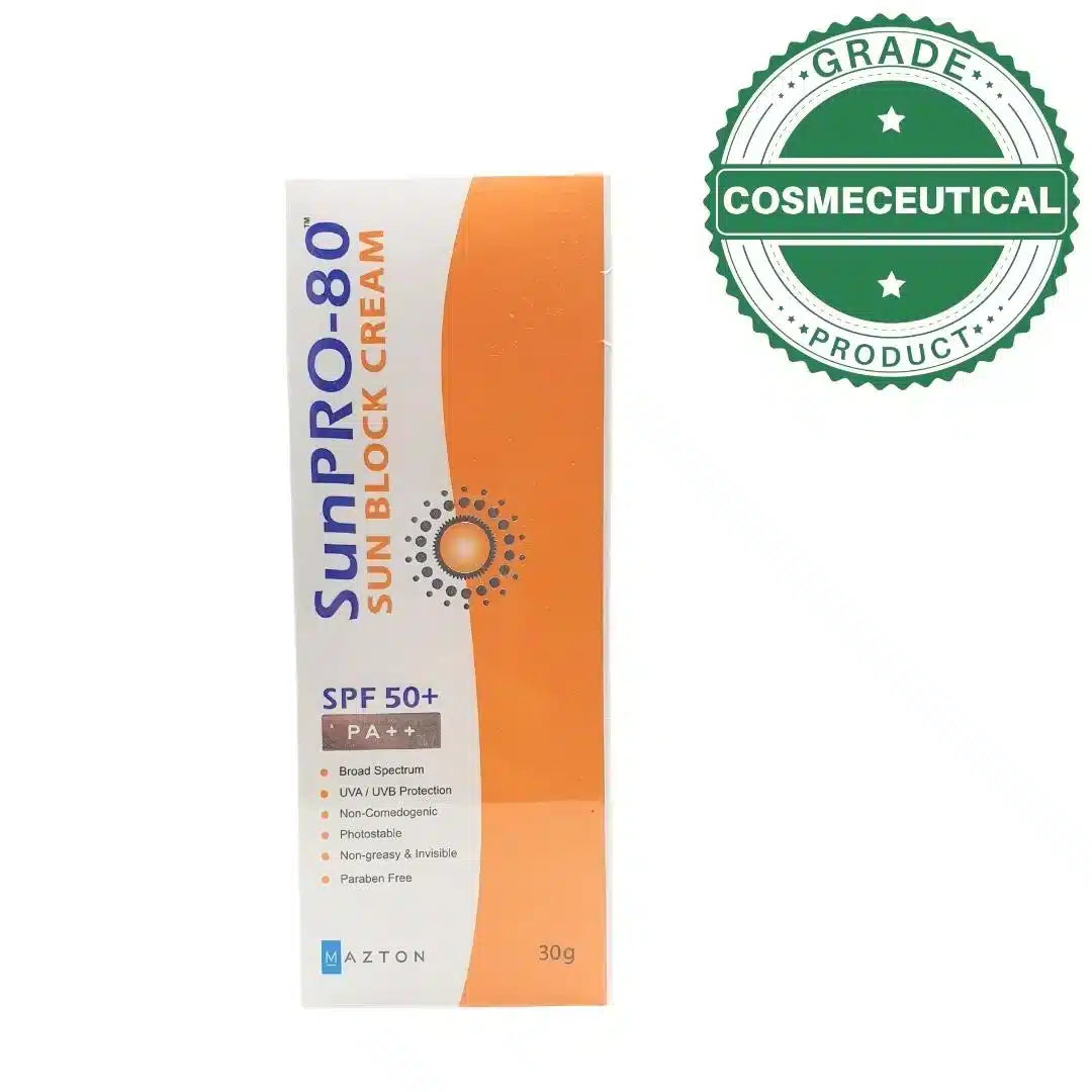 SUNPRO-80 SPF 50+ PA++ SUN BLOCK CREAM 30g