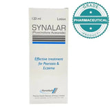 SYNALAR LOTION EFFECTIVE TREATMENT FOR PSORIASIS AND ECZEMA 120ml - dermatologists.pk