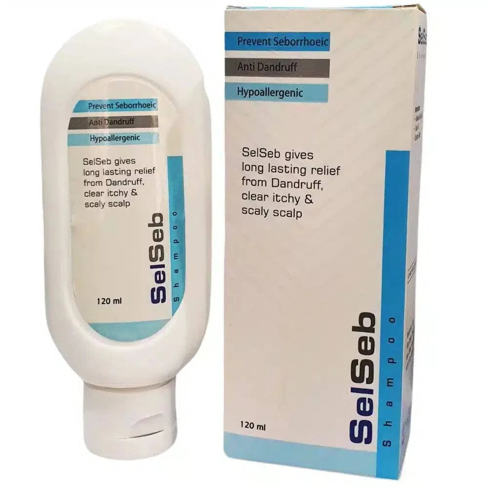 Selseb shampoo relief for dandruff, seborrheic, hypoallergenic 120 ml